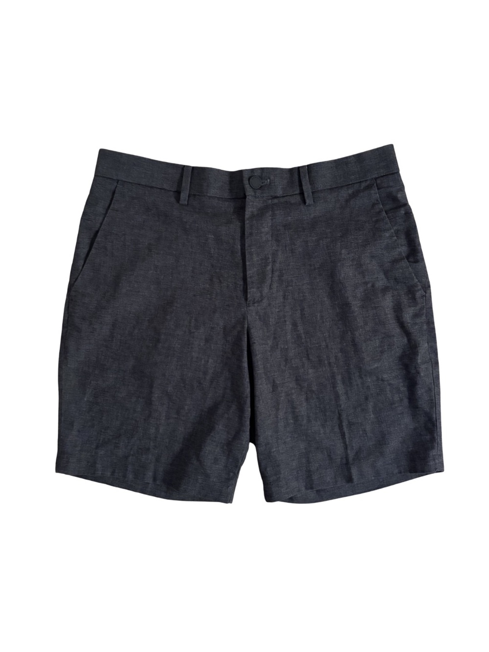 Banana Republic Chambray Dark Gray Tailored Shorts